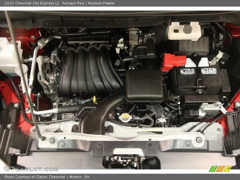 Furnace Red / Medium Pewter 2015 Chevrolet City Express LS