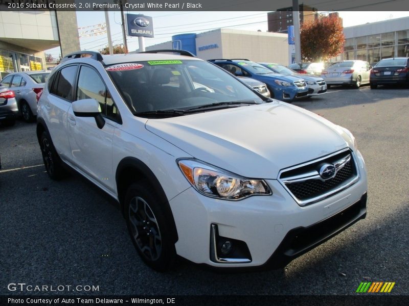 Crystal White Pearl / Black 2016 Subaru Crosstrek 2.0i Premium