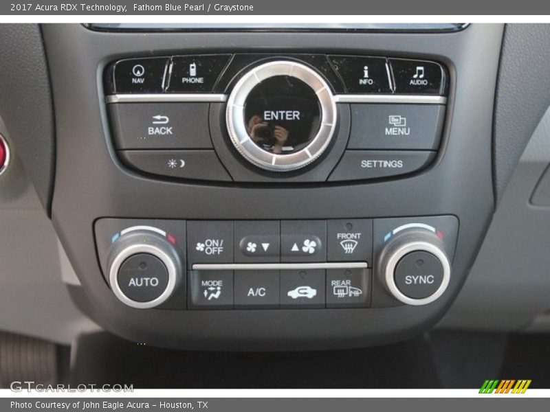 Fathom Blue Pearl / Graystone 2017 Acura RDX Technology