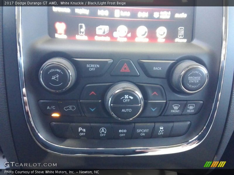 White Knuckle / Black/Light Frost Beige 2017 Dodge Durango GT AWD