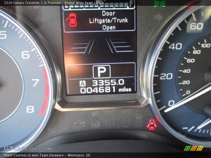 Crystal White Pearl / Black 2016 Subaru Crosstrek 2.0i Premium