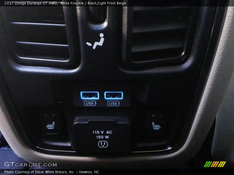 White Knuckle / Black/Light Frost Beige 2017 Dodge Durango GT AWD