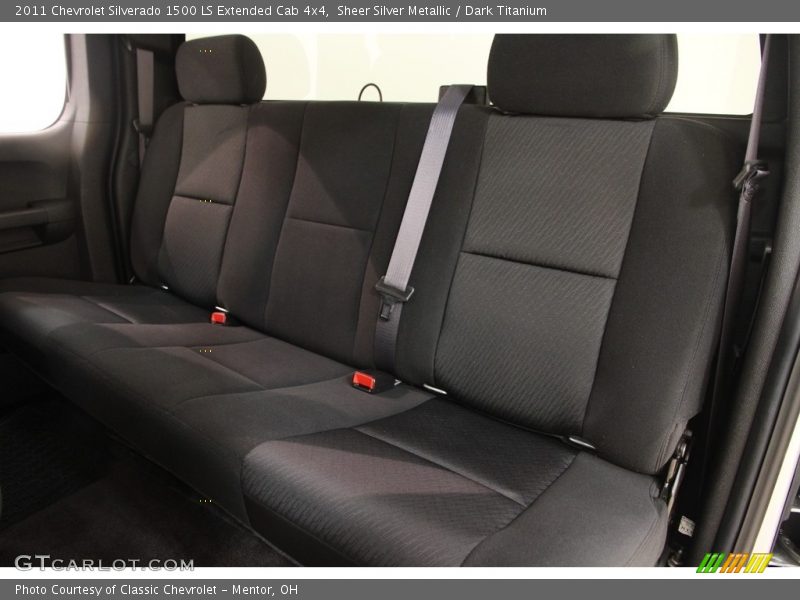 Sheer Silver Metallic / Dark Titanium 2011 Chevrolet Silverado 1500 LS Extended Cab 4x4