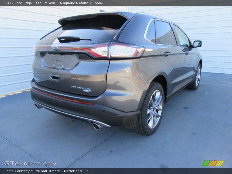 Magnetic Metallic / Ebony 2017 Ford Edge Titanium AWD