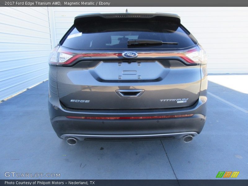 Magnetic Metallic / Ebony 2017 Ford Edge Titanium AWD