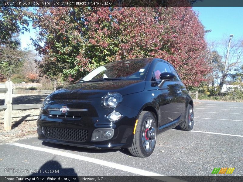 Nero Puro (Straight Black) / Nero (Black) 2017 Fiat 500 Pop