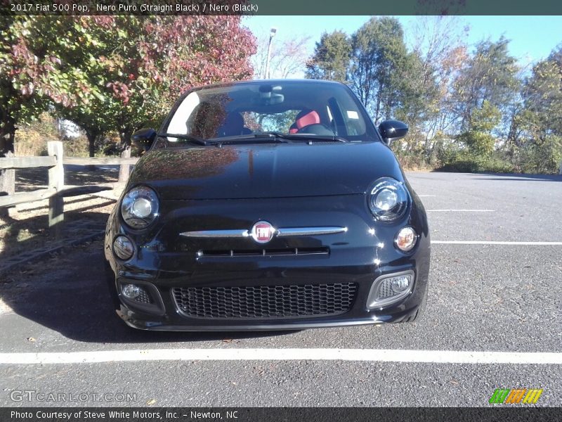 Nero Puro (Straight Black) / Nero (Black) 2017 Fiat 500 Pop