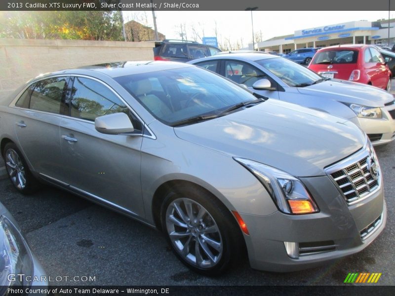 Silver Coast Metallic / Shale/Cocoa 2013 Cadillac XTS Luxury FWD