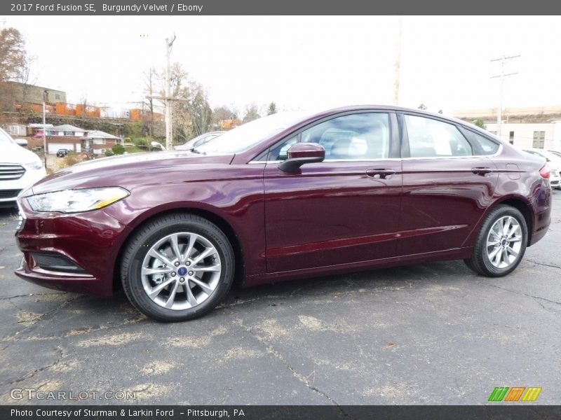 Burgundy Velvet / Ebony 2017 Ford Fusion SE