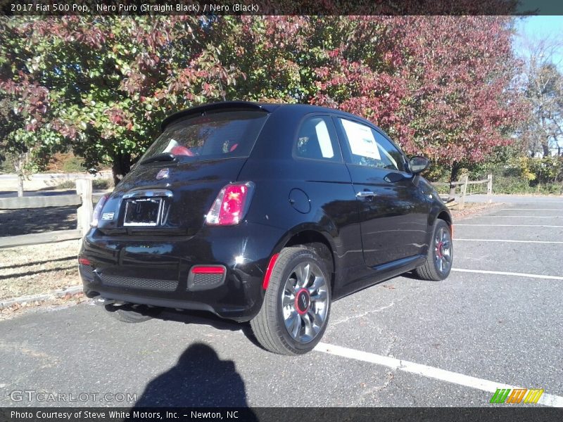 Nero Puro (Straight Black) / Nero (Black) 2017 Fiat 500 Pop