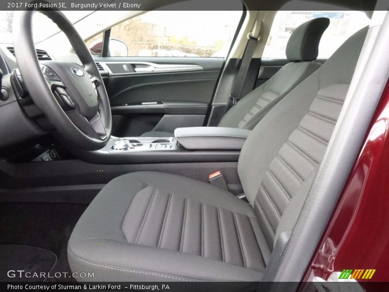 Burgundy Velvet / Ebony 2017 Ford Fusion SE