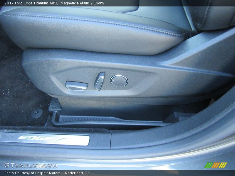 Front Seat of 2017 Edge Titanium AWD