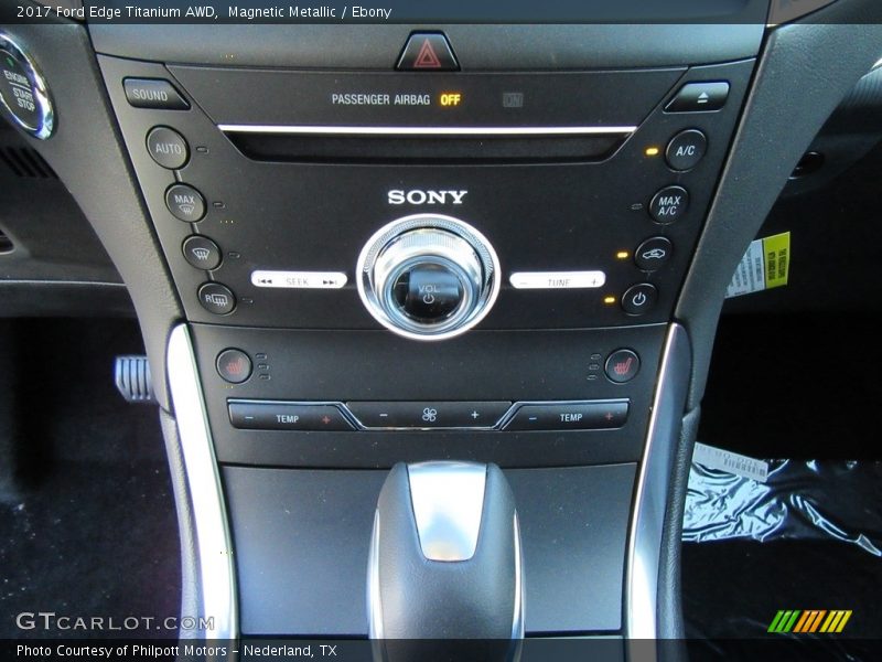 Controls of 2017 Edge Titanium AWD
