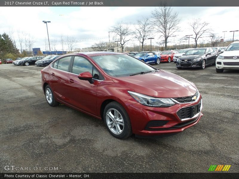 Cajun Red Tintcoat / Jet Black 2017 Chevrolet Cruze LT