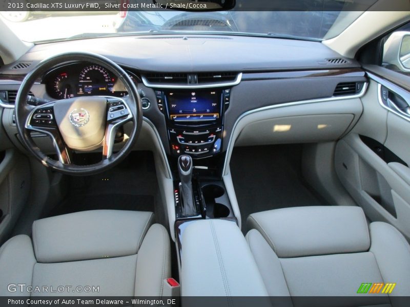 Silver Coast Metallic / Shale/Cocoa 2013 Cadillac XTS Luxury FWD