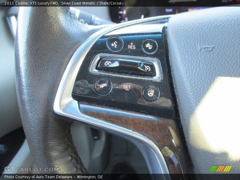 Silver Coast Metallic / Shale/Cocoa 2013 Cadillac XTS Luxury FWD