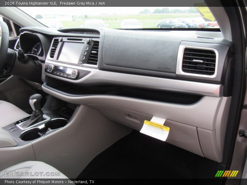 Predawn Gray Mica / Ash 2016 Toyota Highlander XLE