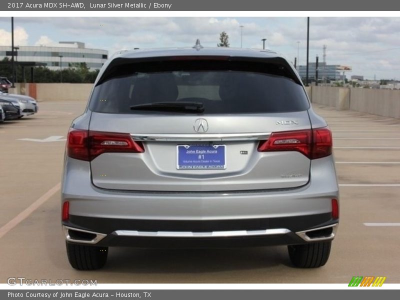 Lunar Silver Metallic / Ebony 2017 Acura MDX SH-AWD