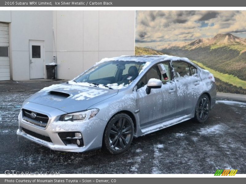 Ice Silver Metallic / Carbon Black 2016 Subaru WRX Limited