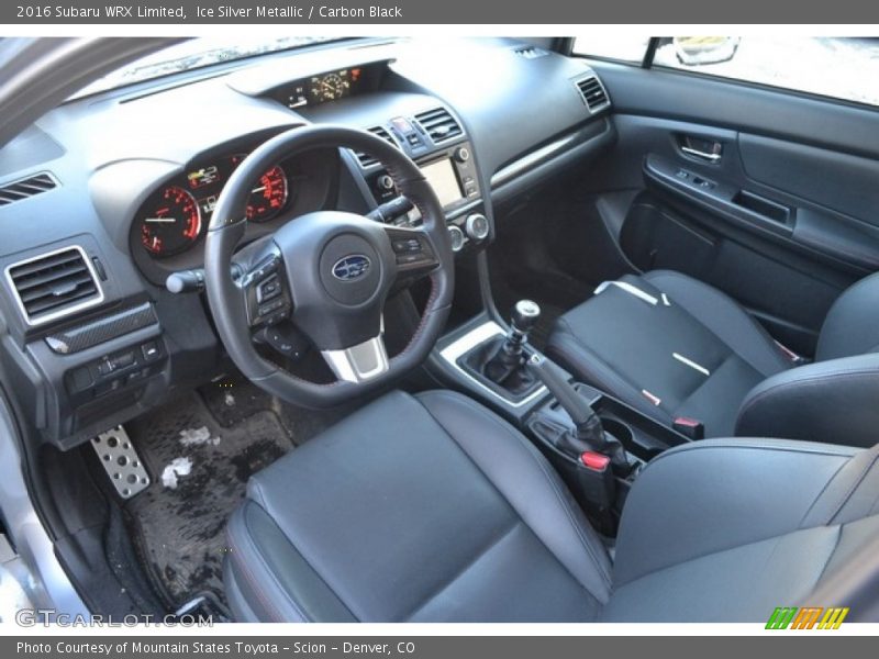 Ice Silver Metallic / Carbon Black 2016 Subaru WRX Limited