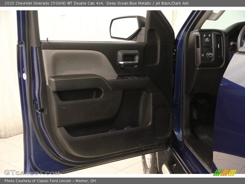 Deep Ocean Blue Metallic / Jet Black/Dark Ash 2015 Chevrolet Silverado 2500HD WT Double Cab 4x4