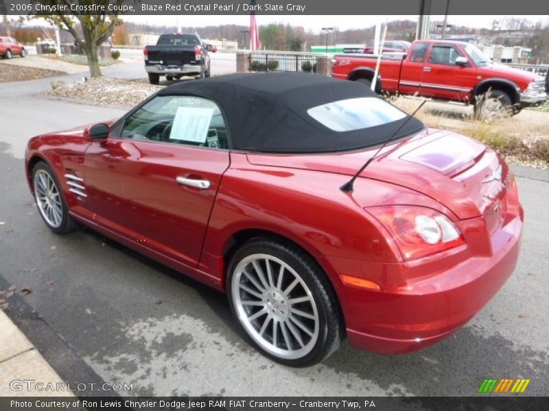 Blaze Red Crystal Pearl / Dark Slate Gray 2006 Chrysler Crossfire Coupe