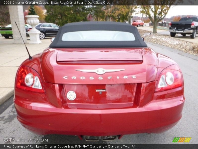 Blaze Red Crystal Pearl / Dark Slate Gray 2006 Chrysler Crossfire Coupe