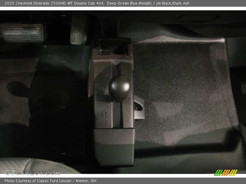 Deep Ocean Blue Metallic / Jet Black/Dark Ash 2015 Chevrolet Silverado 2500HD WT Double Cab 4x4