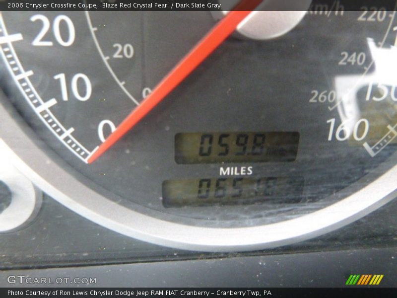 Blaze Red Crystal Pearl / Dark Slate Gray 2006 Chrysler Crossfire Coupe