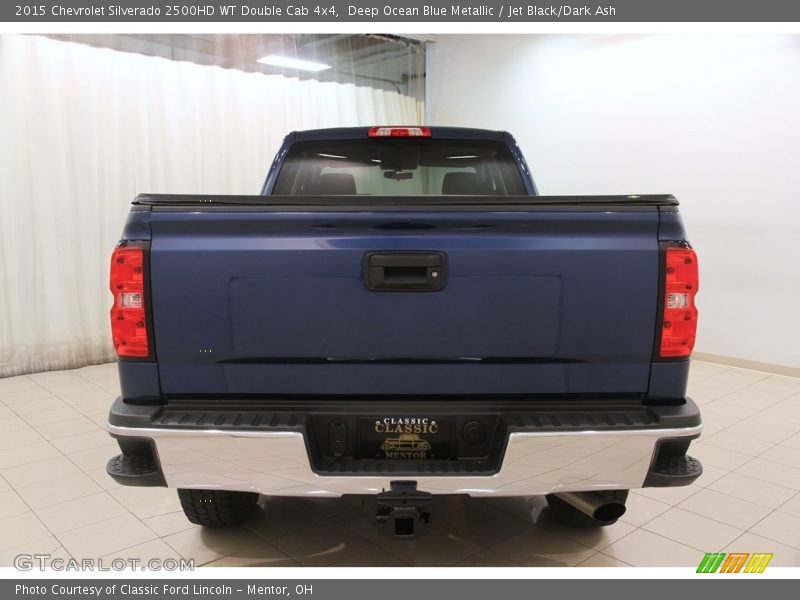 Deep Ocean Blue Metallic / Jet Black/Dark Ash 2015 Chevrolet Silverado 2500HD WT Double Cab 4x4