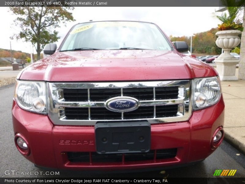 Redfire Metallic / Camel 2008 Ford Escape XLT V6 4WD