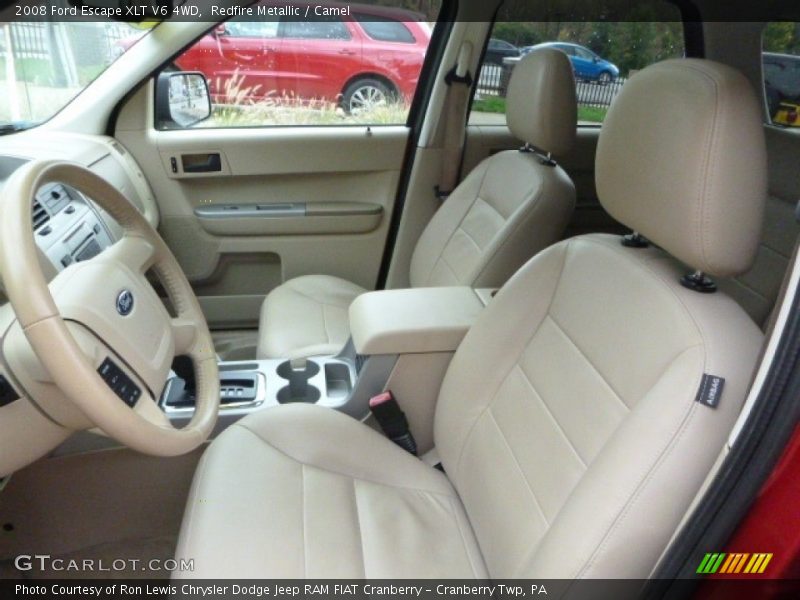 Redfire Metallic / Camel 2008 Ford Escape XLT V6 4WD