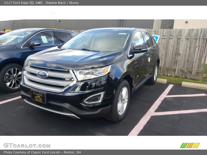 Shadow Black / Ebony 2017 Ford Edge SEL AWD