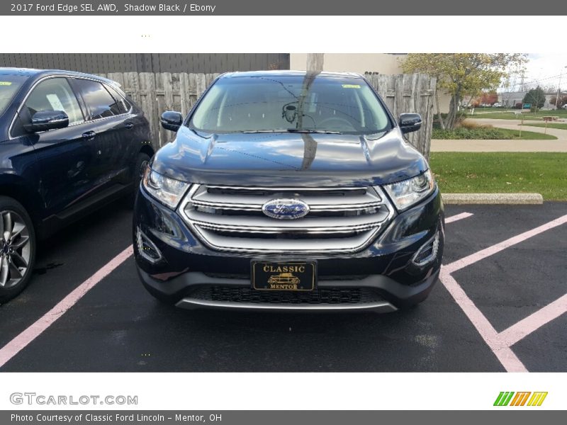 Shadow Black / Ebony 2017 Ford Edge SEL AWD