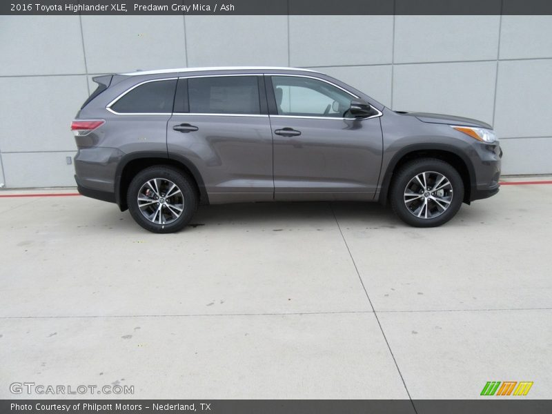 Predawn Gray Mica / Ash 2016 Toyota Highlander XLE