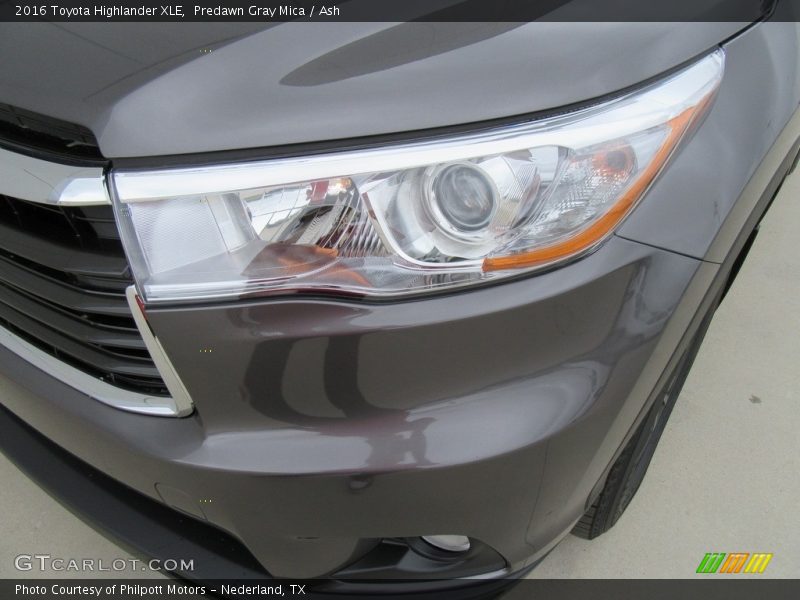 Predawn Gray Mica / Ash 2016 Toyota Highlander XLE