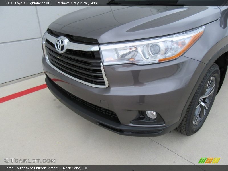 Predawn Gray Mica / Ash 2016 Toyota Highlander XLE