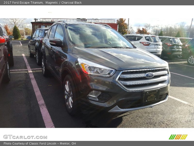 Magnetic / Charcoal Black 2017 Ford Escape Titanium