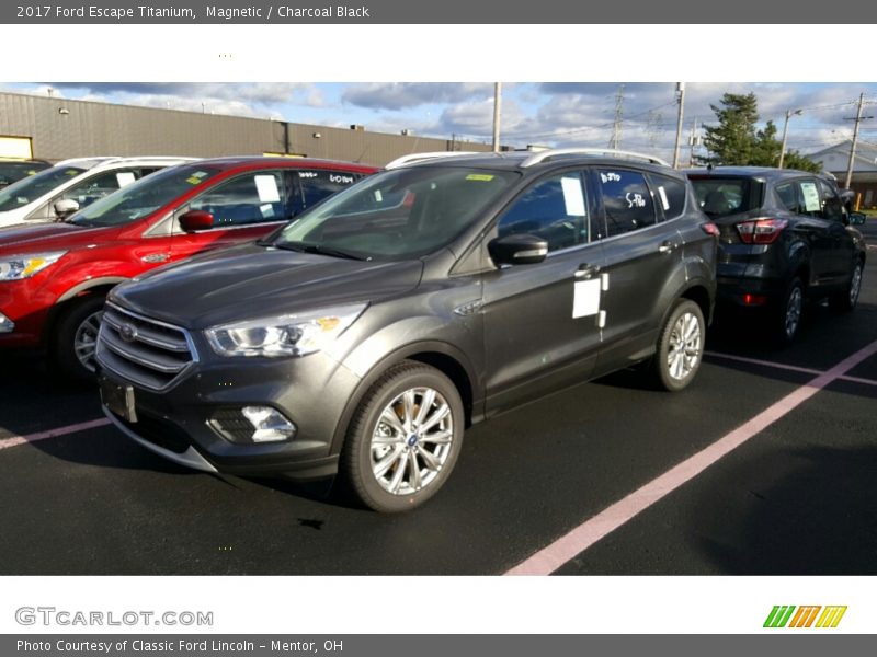 Magnetic / Charcoal Black 2017 Ford Escape Titanium