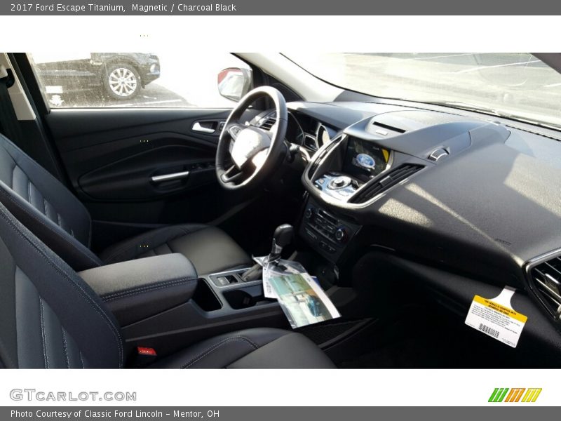 Magnetic / Charcoal Black 2017 Ford Escape Titanium