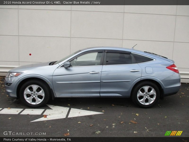 Glacier Blue Metallic / Ivory 2010 Honda Accord Crosstour EX-L 4WD
