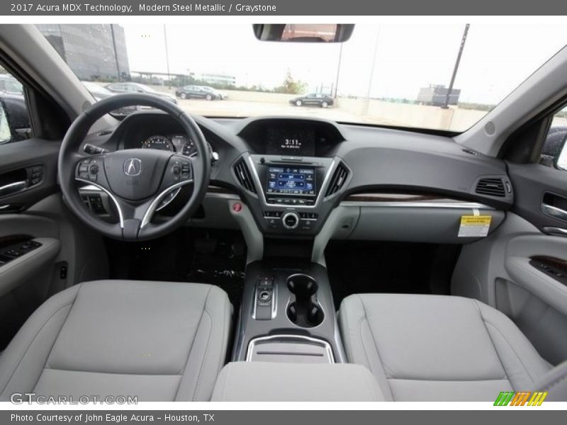 Modern Steel Metallic / Graystone 2017 Acura MDX Technology