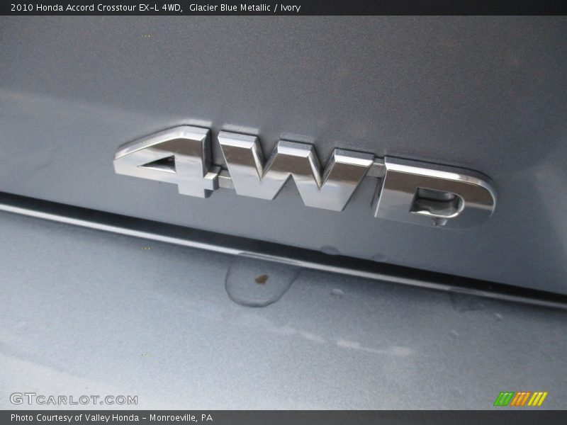 Glacier Blue Metallic / Ivory 2010 Honda Accord Crosstour EX-L 4WD