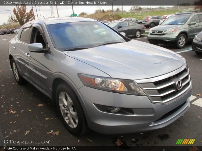 Glacier Blue Metallic / Ivory 2010 Honda Accord Crosstour EX-L 4WD