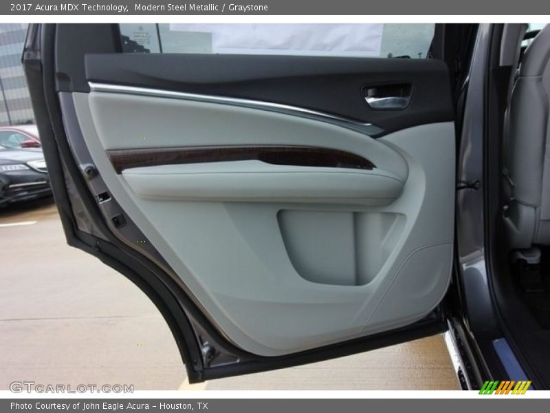 Modern Steel Metallic / Graystone 2017 Acura MDX Technology