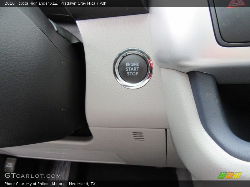 Predawn Gray Mica / Ash 2016 Toyota Highlander XLE