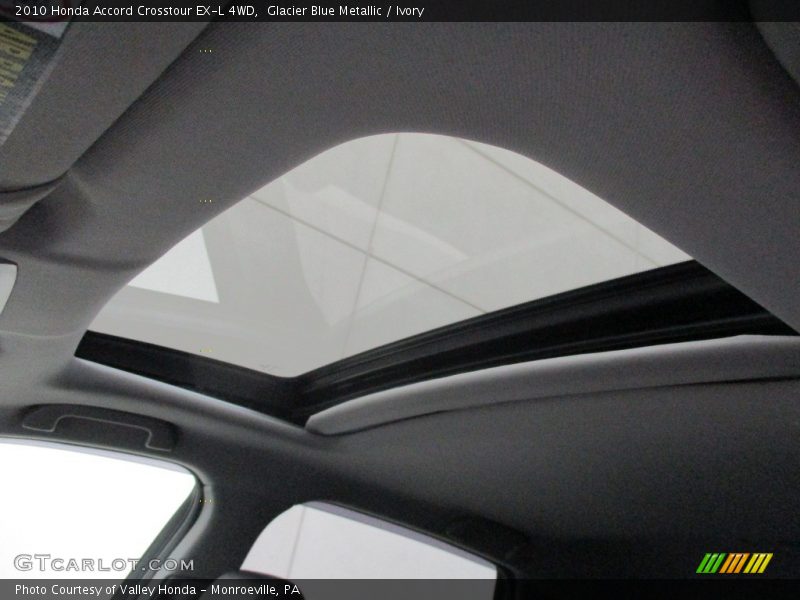 Glacier Blue Metallic / Ivory 2010 Honda Accord Crosstour EX-L 4WD