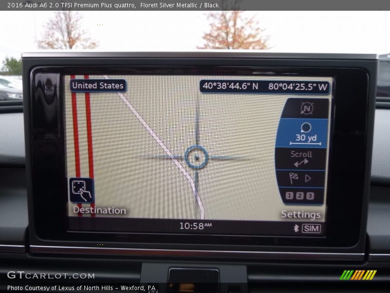 Florett Silver Metallic / Black 2016 Audi A6 2.0 TFSI Premium Plus quattro