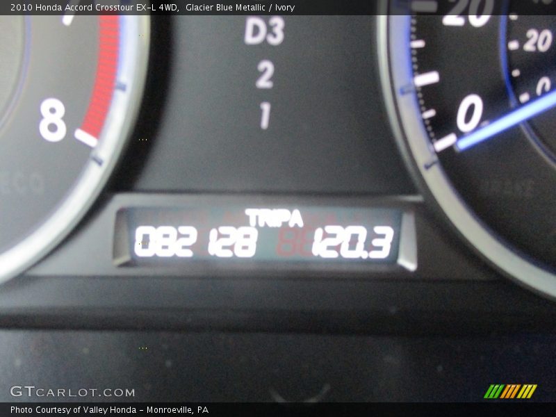 Glacier Blue Metallic / Ivory 2010 Honda Accord Crosstour EX-L 4WD