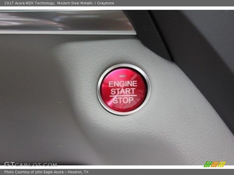 Modern Steel Metallic / Graystone 2017 Acura MDX Technology